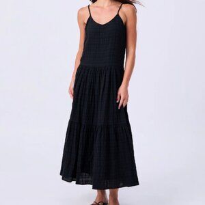 Dharma Bums Yoga Solstice Dress Black Size US Women 12/M New With Tags